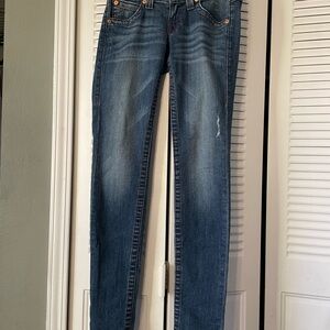 True Religion Women's Blue Skinny Jeans
